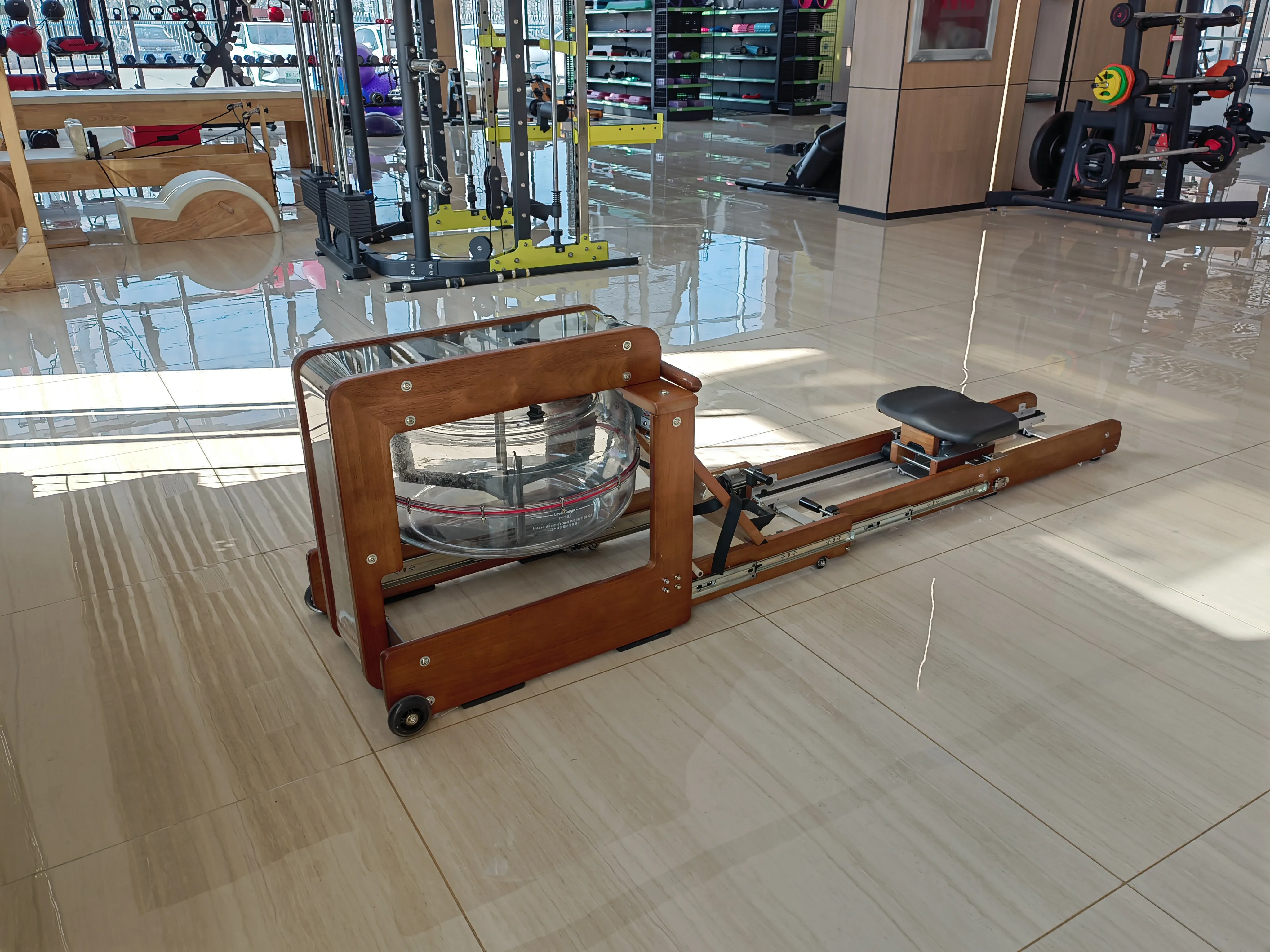 New design commercial fitness gym equipment water rowing machine