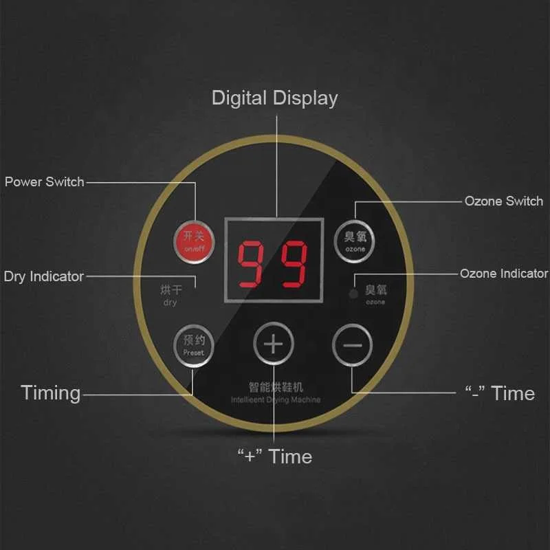 Сушилка для обуви с озоном удаления запахов быстросохнущая Складная регулируемая длина подогревателя носков шляп
