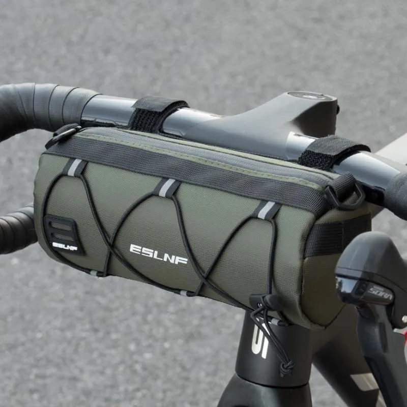 Large Capacity Bicycle Handlebar Bag Waterproof Outdoor Cycling MTB Front Frame Tube Carrier Nylon Material Bike Travel Tours