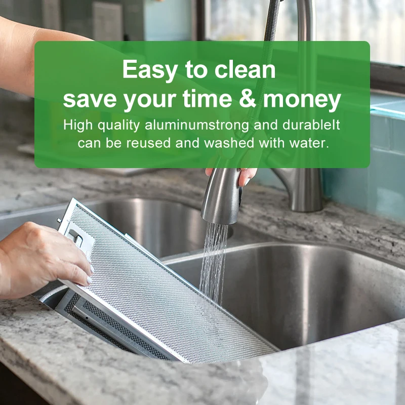 Custom 19.5 x 19.5 inch aire range hood inserts filter for kitchen range hood  Replacement Mesh filter