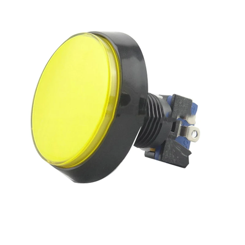 60mm plastic push button switch electric pushbutton switch with light Momentary large game accessories
