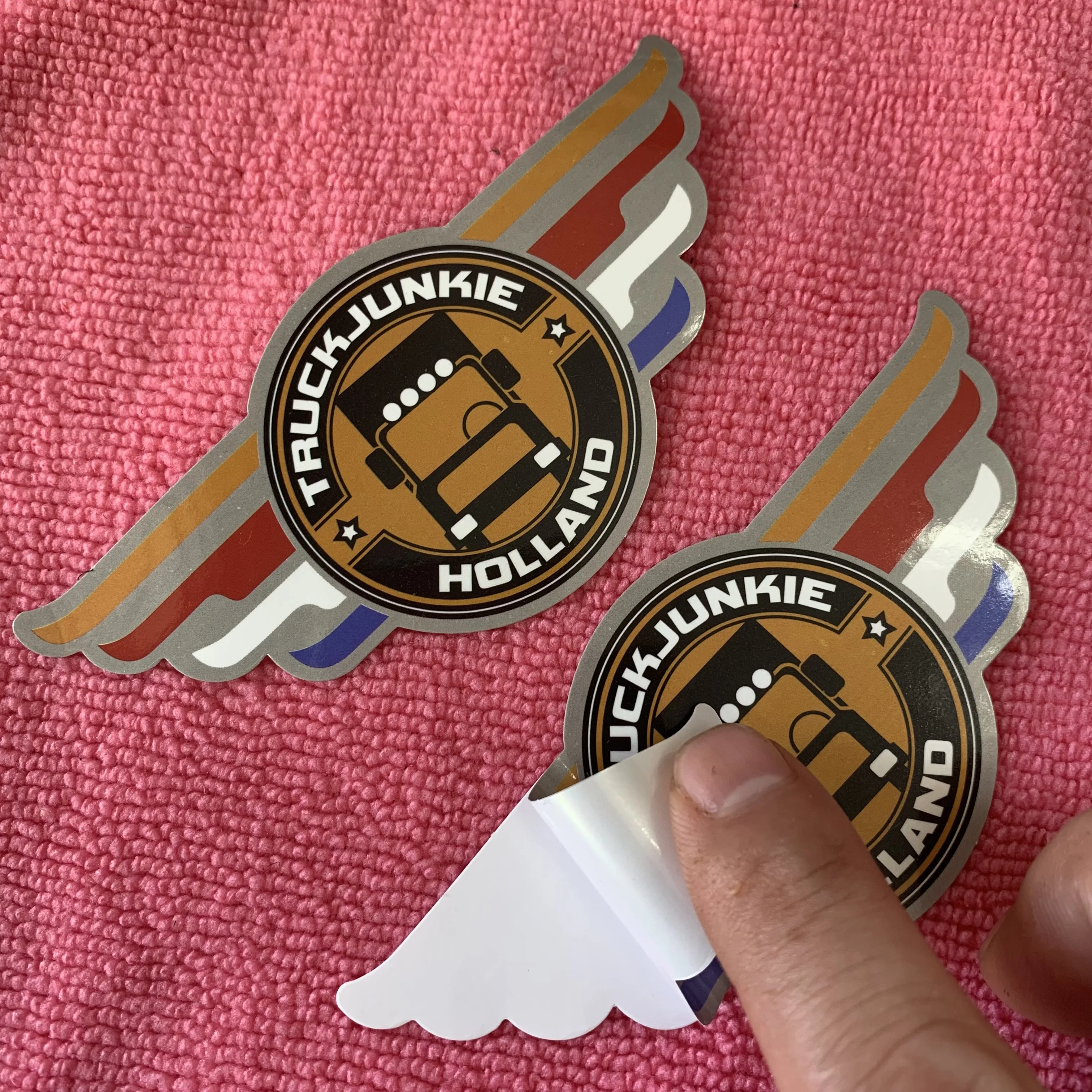 China Wholesale Adhesive Vinyl Sticker,Waterproof Cute Logo PVC Plastic Sticker For Car