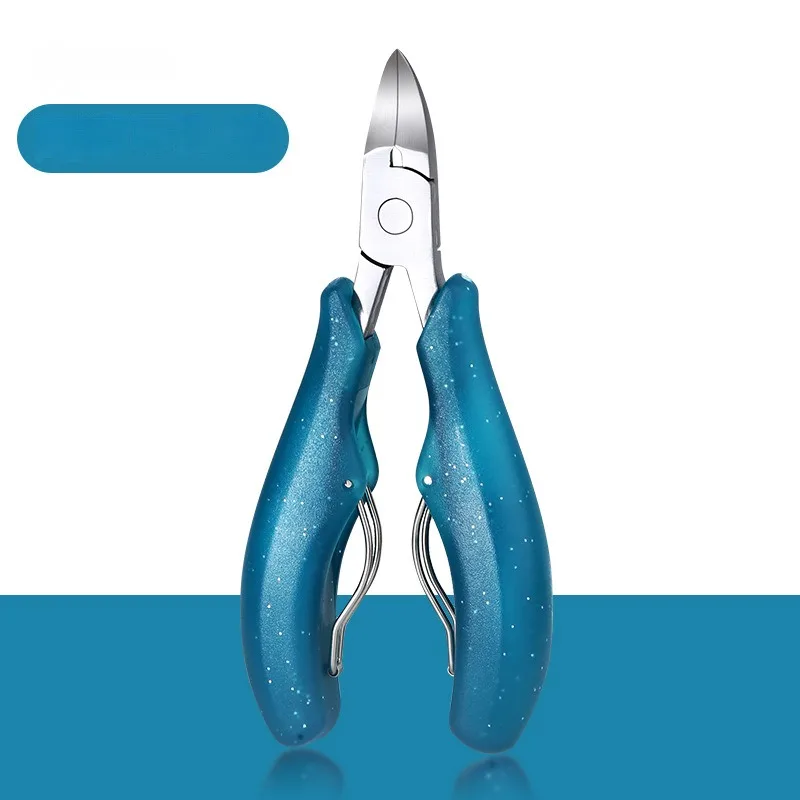 Large professional black eagle beak toenail clippers easy cut thick ingrown side nails cutter podiatrist nail clippers