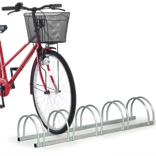 Polygons Silver Outdoor Bike Rack Easy Assemble Custom Made more Colour choices Bicycle Stand 3-5 Park