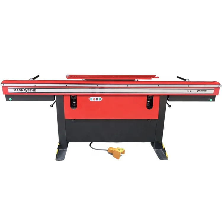 
2.5 M Magnabend pneumatic magnetic sheet metal folding machine pan and box brake with CE 