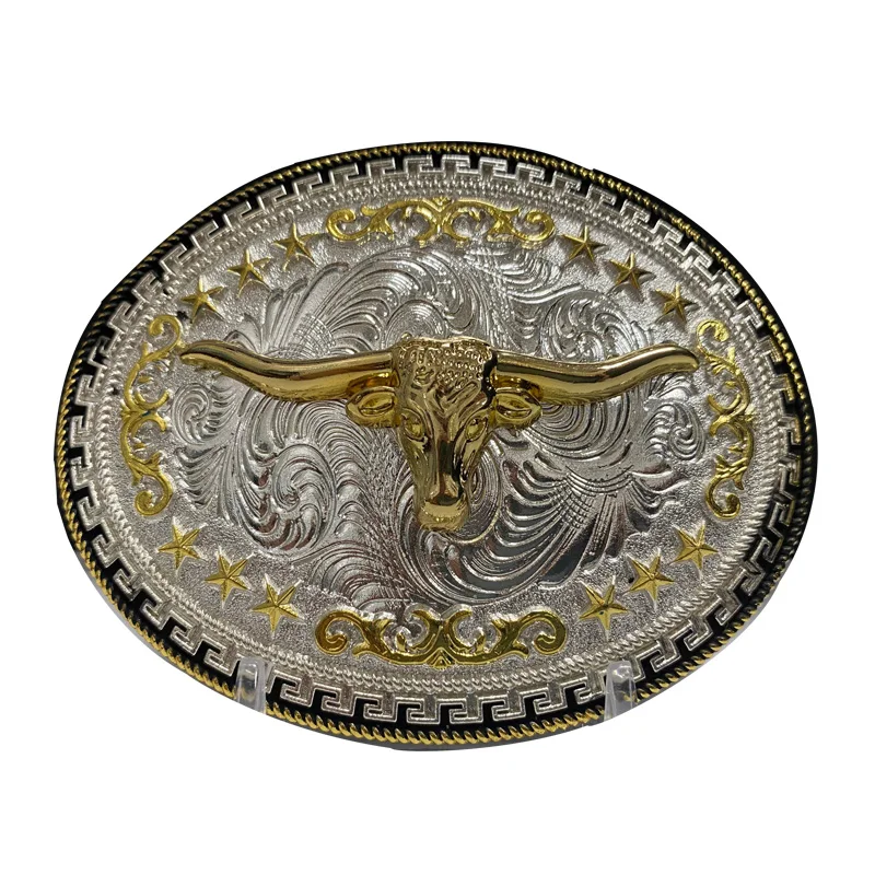 Customizable belt hardware design your own logo western metal pin belt buckle private label for sale buckle for mens belt