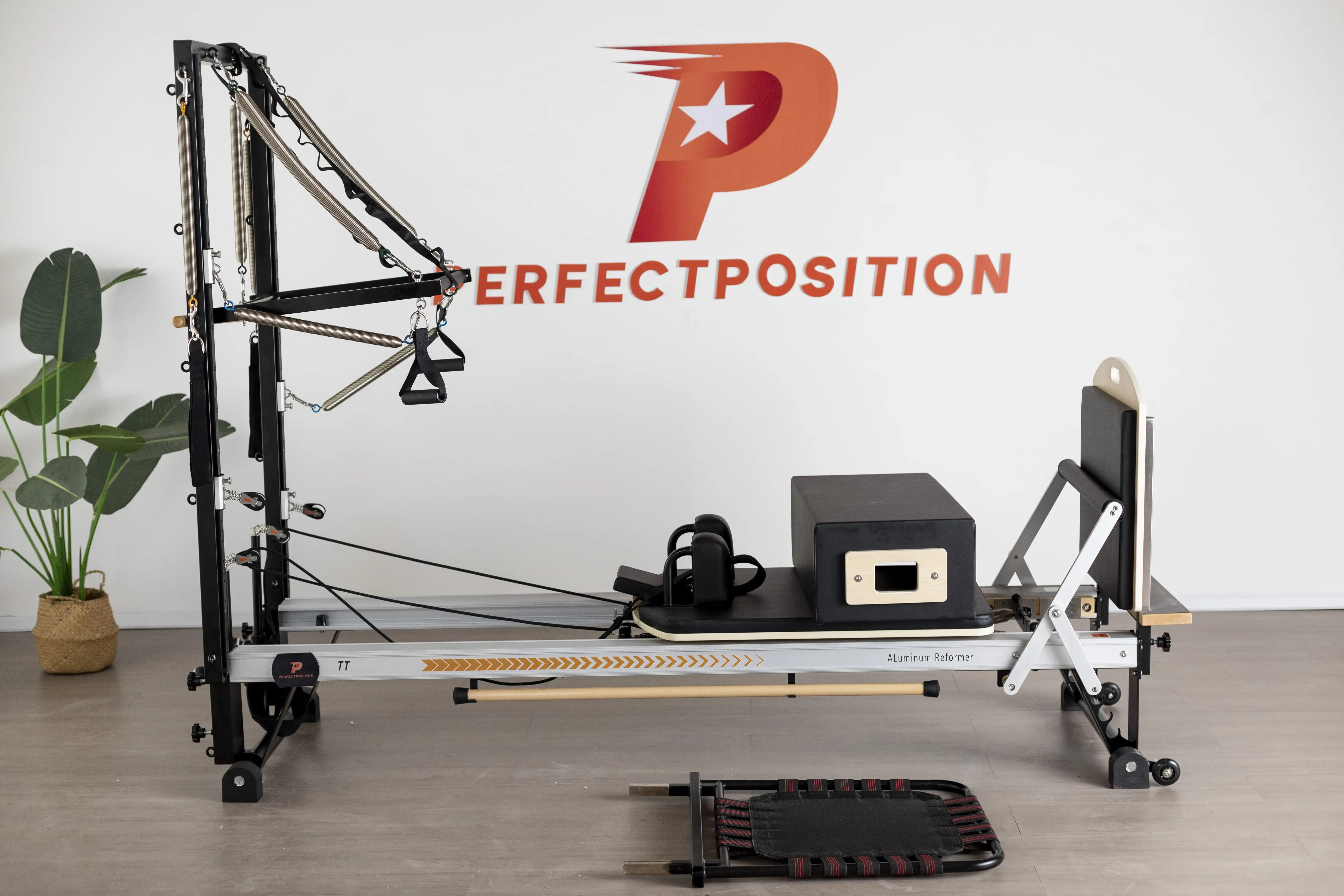 Pilates Core Training Exercise Bed Personal Fitness Body Fit Pilates Reformer Aluminum Alloy Material Pilates Bed