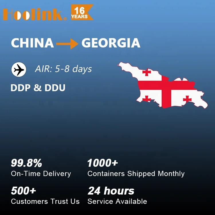 Fastest Freight Forwarder Logistic Service DDP DDU Air Cargo Shipping From Guangzhou China To Georgia Tbillisi