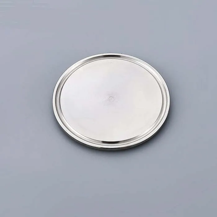316L Stainless Steel Tri Clamp Solid End Cap with Clamped Ferrule Sanitary Pipe Fitting for Homebrew stainless steel end cap