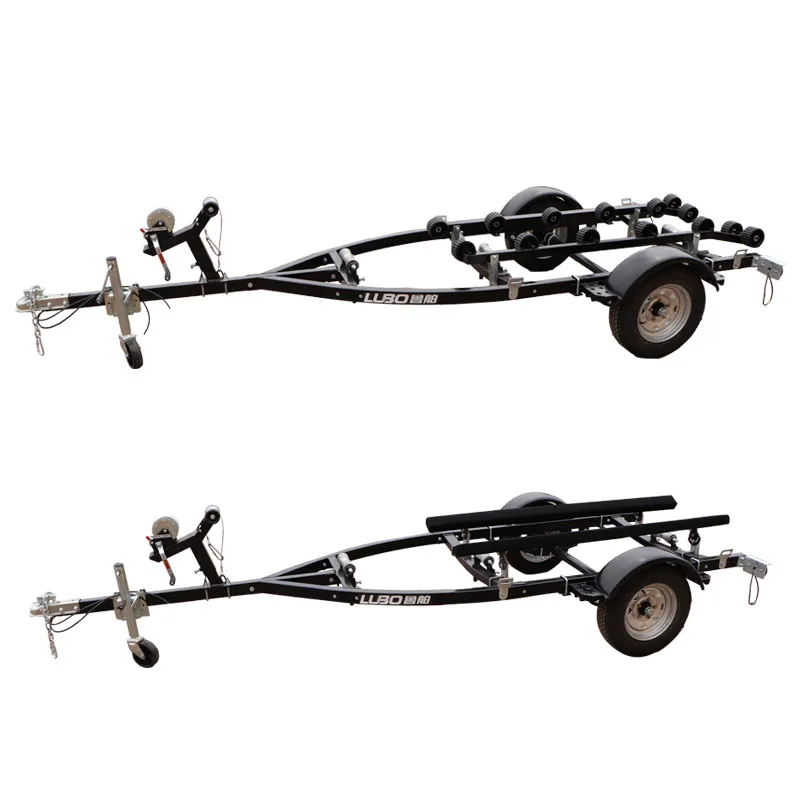 
Hot sale pedal boat trailer boat trailer with roller boat & watercraft trailers 
