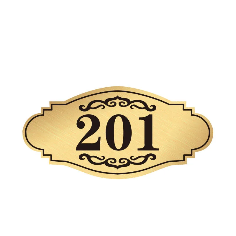 Customize engraving house number sign board plastic abs double color sheet used for