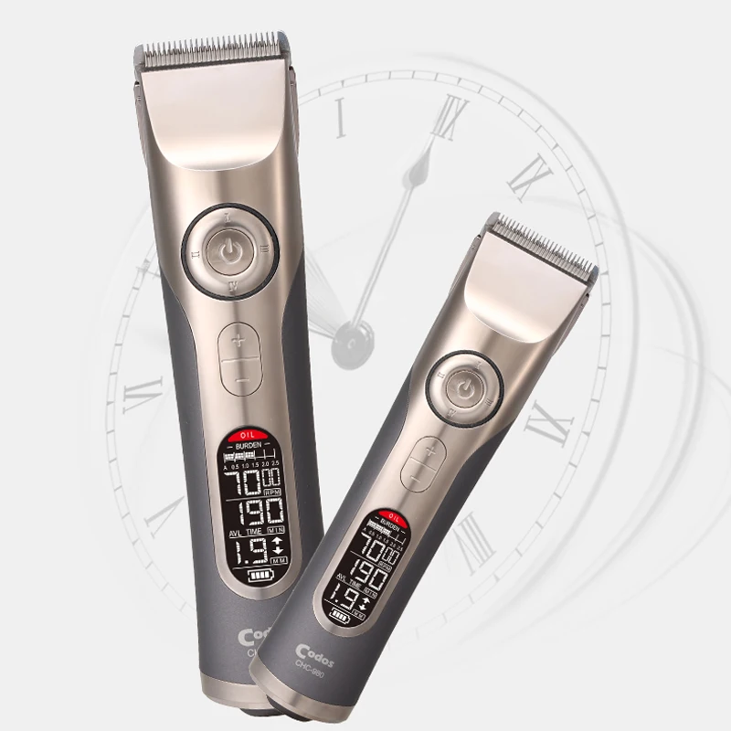 CODOS CHC-980 electric hair clipper professional rechargeable cordless trimmer LED display hair clip