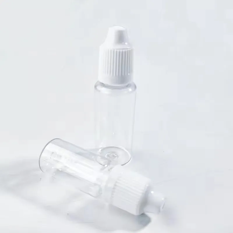 Customized Squeezable Plastic Dropper Bottle 5ml 10ml 15ml Eye Drop Bottle