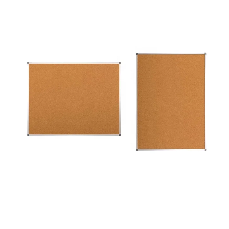 
Cork Bulletin Notice Board for Homes or Offices Silver Aluminum Frame 