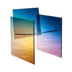 Commercial Hotel Building Art Colour Effect Dichroic Photochromic Glass Sheet