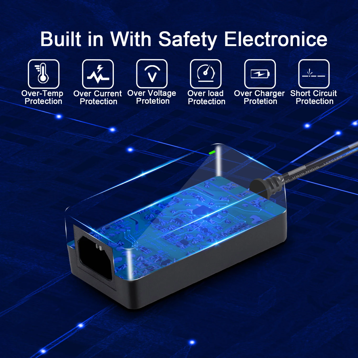 customizable power adapter 18W 36V0.5A 36 V Vdc Volt Volts 0.5 A Amp Amps Ampere 36volts 0.5amps 36vdc 500ma UL1310 Transformers