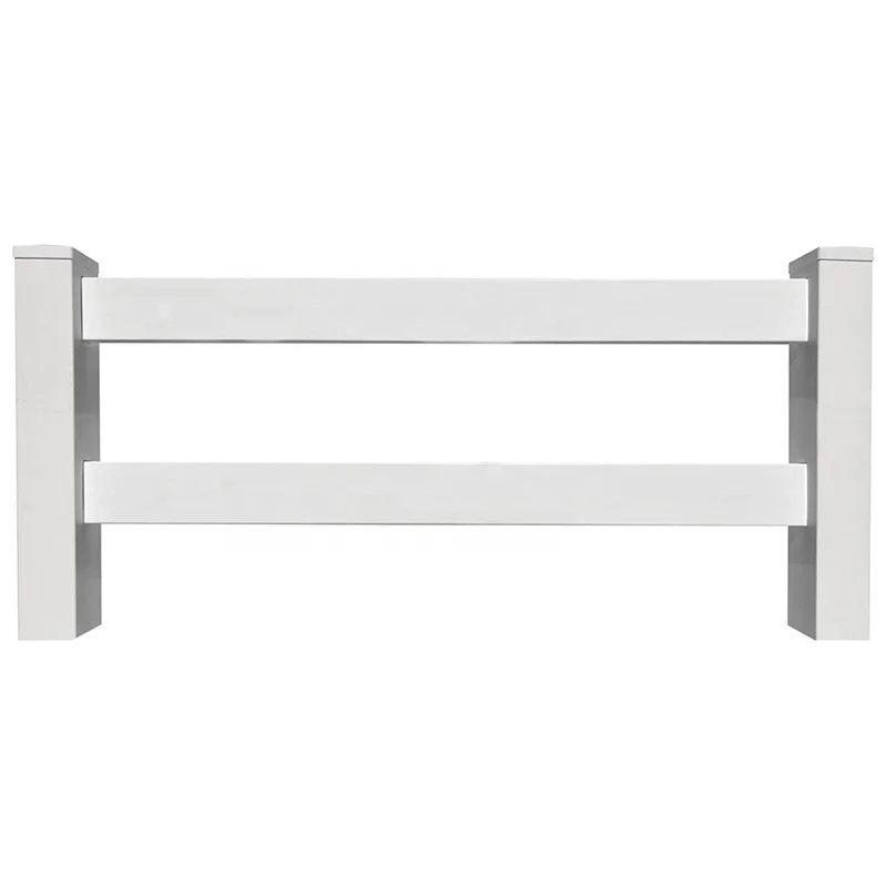 PVC Ranch Vinyl White Horse Fencing Three Rails PVC horse fence