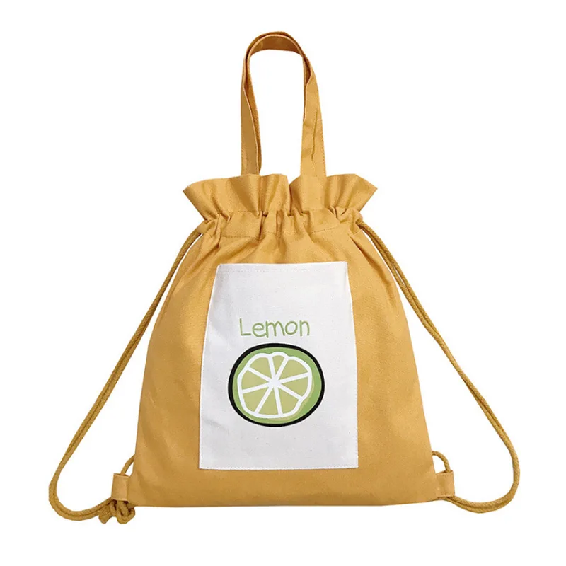 Wholesale cheap customised lightweight cotton canvas drawstring bag cotton shoe customized tote bags