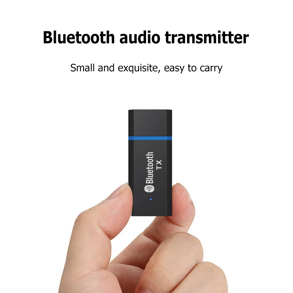 USB Bluetooth-адаптер совместимый с 5 0 аудио-передатчик беспроводной USB-адаптер AUX 3 мм для компьютера ПК