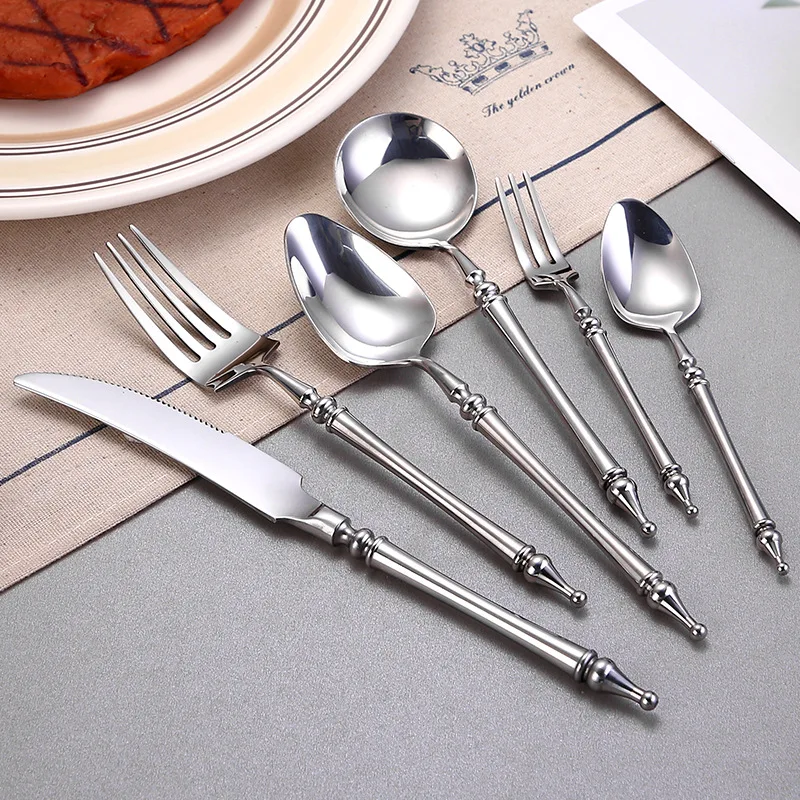 Silverware Flatware Cutlery Set Durable Stainless Steel Tableware