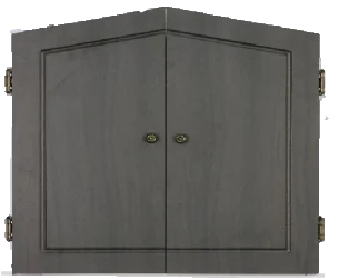 Wholesale MDF wood dart box indoor outdoor dartboard cabinet for entertainment