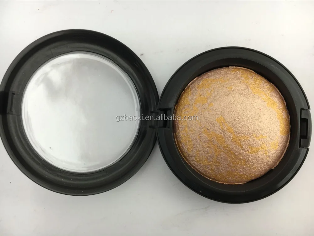 Private label radiant highlight pitgment finish baked bronzing Powder bronzer vendor customized