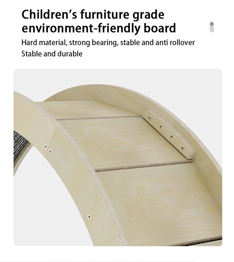 Catsoul Pet Toys Wheel Cat Climbing Frame Cat Circle Track Running Wheel Treadmill For Exercise Running Wooden