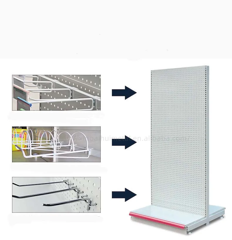 Fashion Cheap Light Weight Metallic Supermarket Shelf Display Supermarket Shelves For Convenience Store