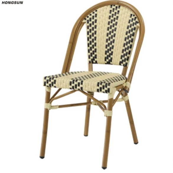 Hot sale garden furniture aluminium outdoor chair compact rattan balcony chair