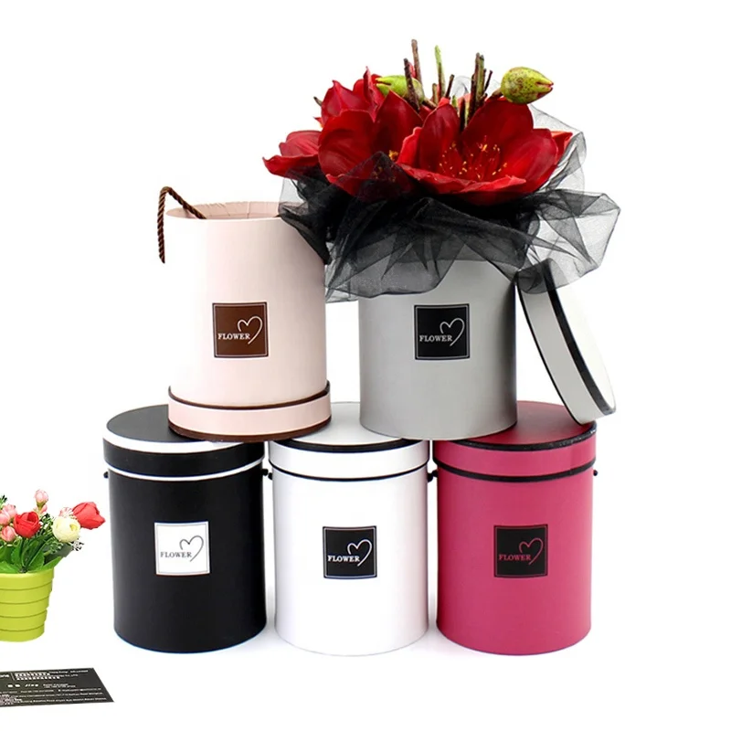 Круглая Цветочная коробка по оптовой цене