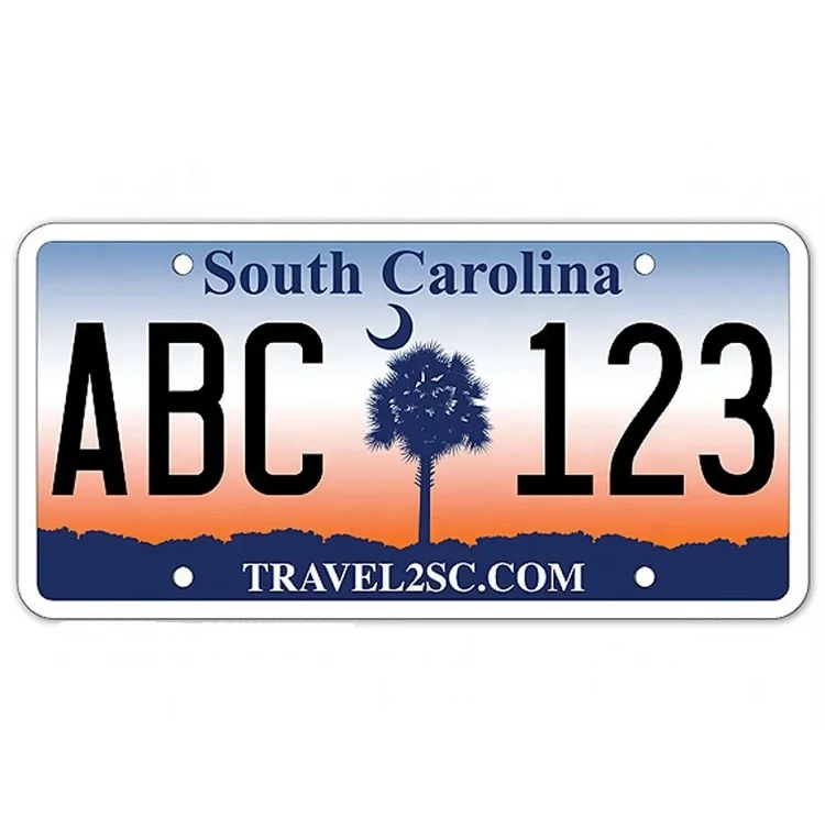 Индивидуальный дизайн рельефный светоотражающий автомобильный номерной знак