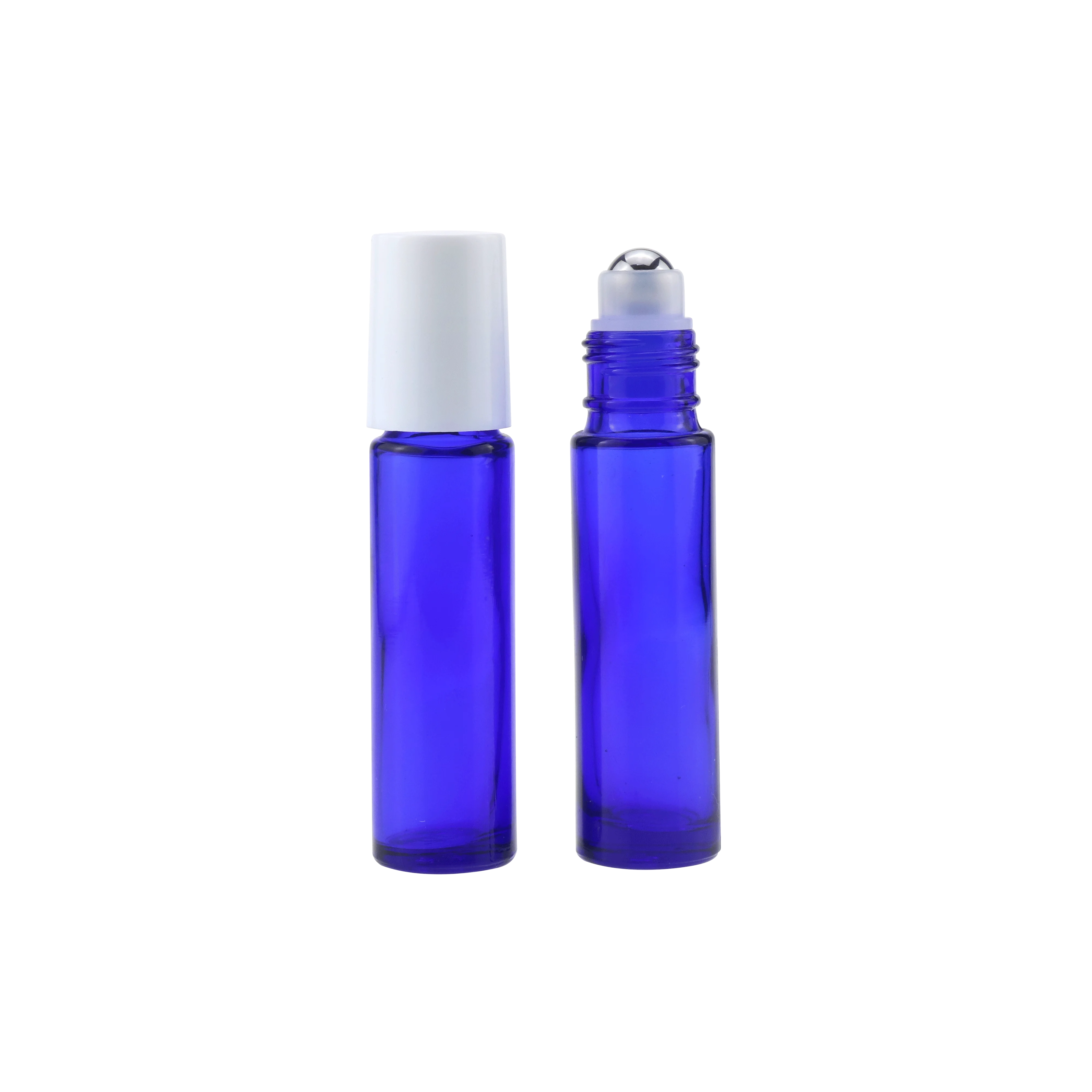empty roll on matte black  bottles 5ml  10ml 15ml uv fragrance bottle with glass roller metal roller ball for perfume oil