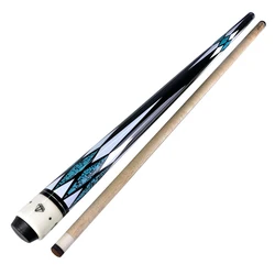 Fancy Two Section American  brass joint shell hard maple  snooker  billiard cues for sale