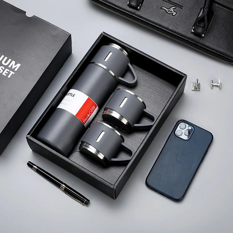 High Quality Insulated Thermos Vacuum Bottle Keep Thermos Coffee Tea Mug Cup Thermo Cup Stainless Steel 350ml 450ml Camping