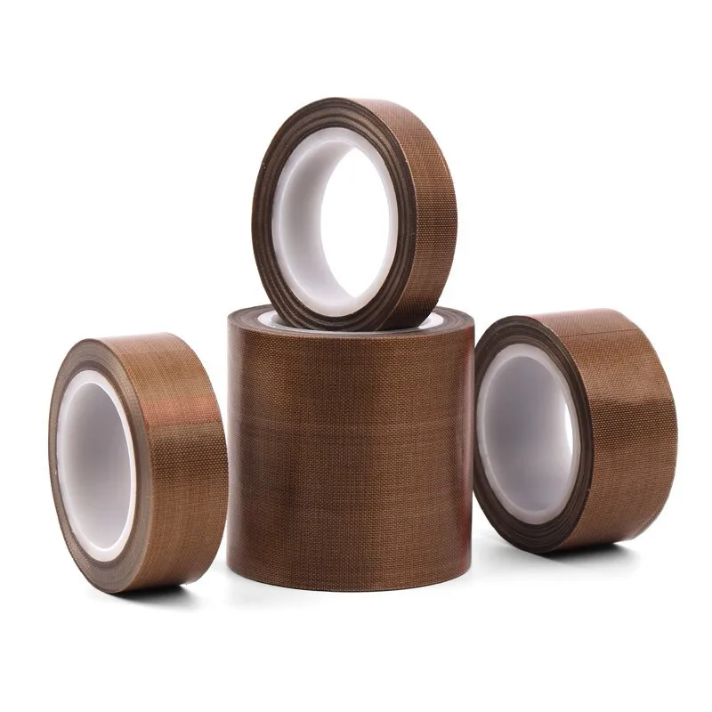 High Temperature Self-Adhesive PTFE Tape with Silicone Backing Fiberglass Reinforcement Heat Sealing for Food Packaging Masking
