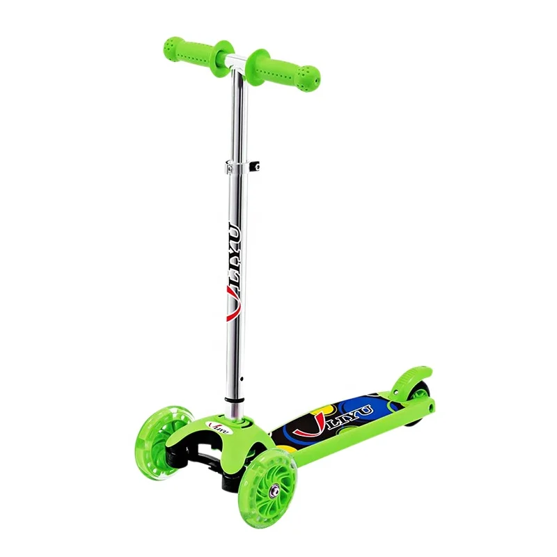 Hot Sale Kids Kick Scooter Flash 3 Wheel Kick Toy Scooter Baby Adjustable Children  Scooter
