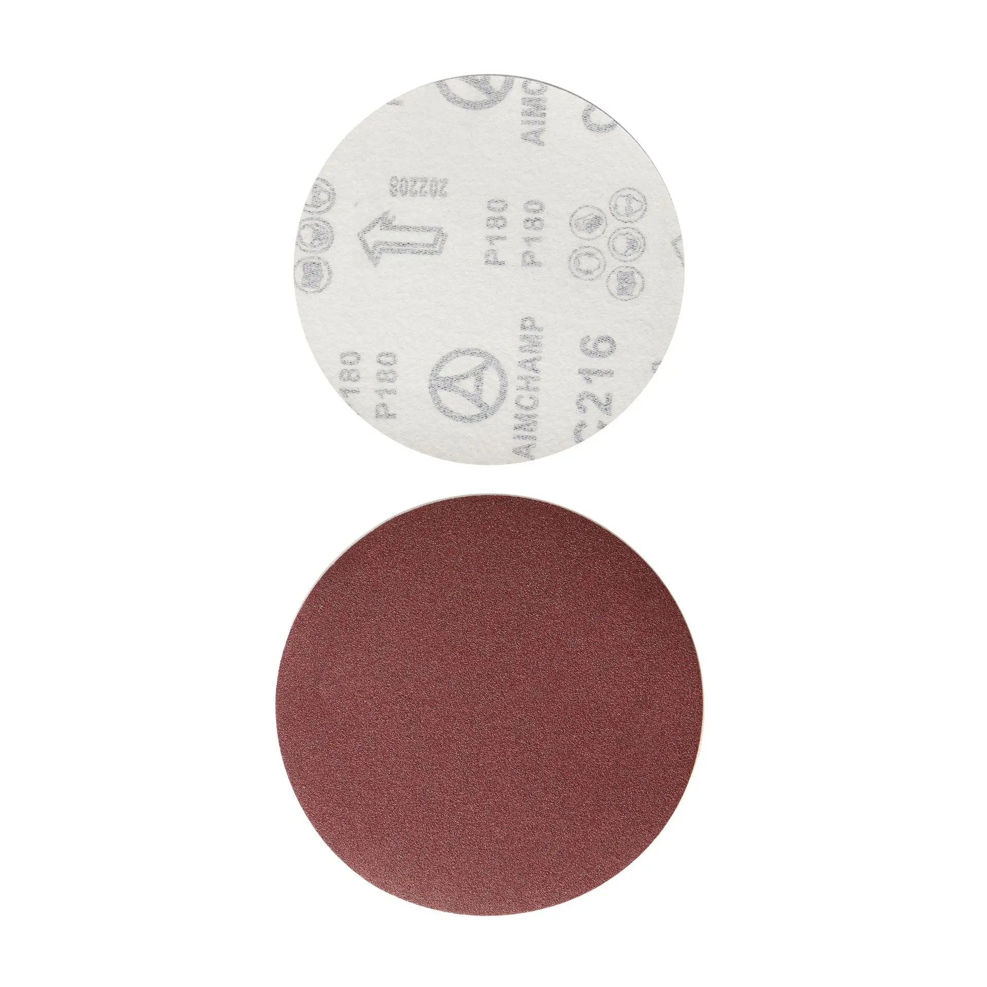 7/8/9 inch red sandpaper sanding disc abrasive paper waterproof 40 grit sandpaper disc  225mm Aluminum oxide abrasive paper