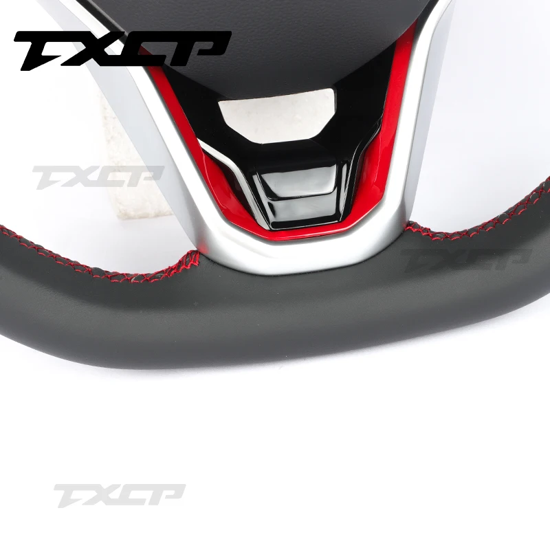 Fit For Volkswagen Golf 8 MK8 POLO GOLF 7 GTI R-line MK7 MK6 Passat CC GTS Scirocco Leather Steering Wheel