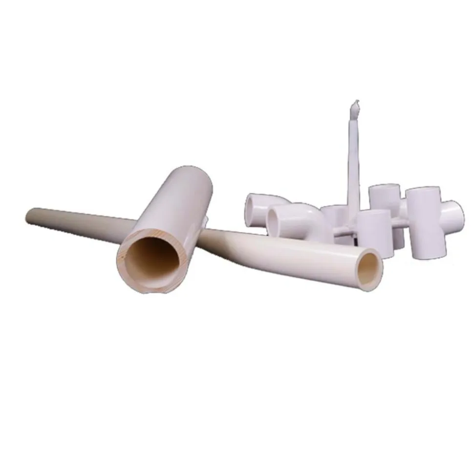 High quality customized size water supply and drainage standard sizes underground white electrical PVC CPVC pipe