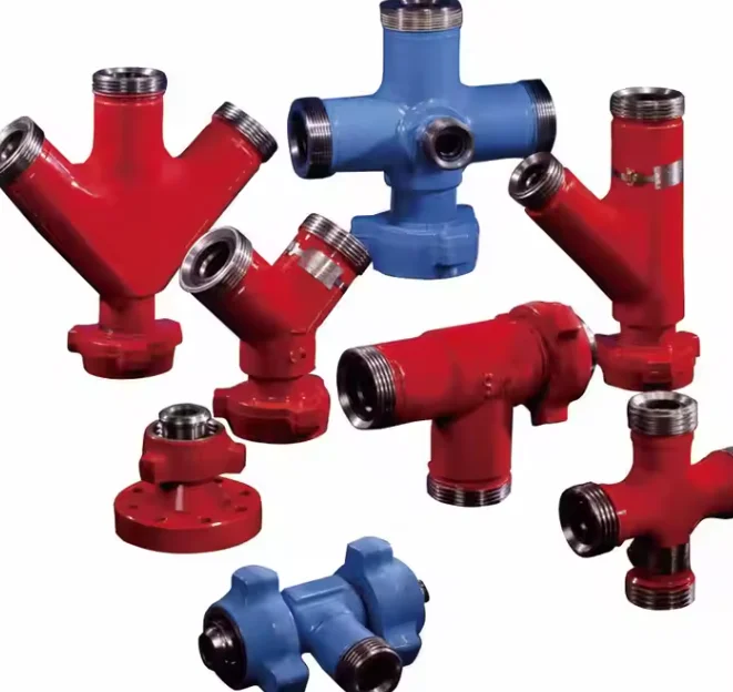 Oilfield API 6A 2 Inch 3 Inch Forged High Pressure Integral Fittings Fig 1502 Y Type Tee for Manifold