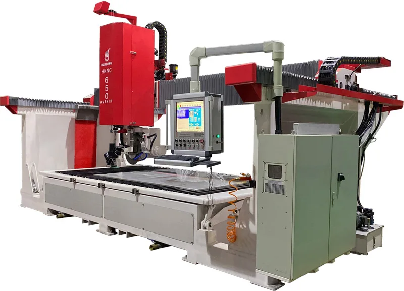 HUALONG; HKNC-650J многофункциональный Китай sawjet фарфор плиты машина 5 осей CNC мостовая с пилой и гидроабразивной резки
