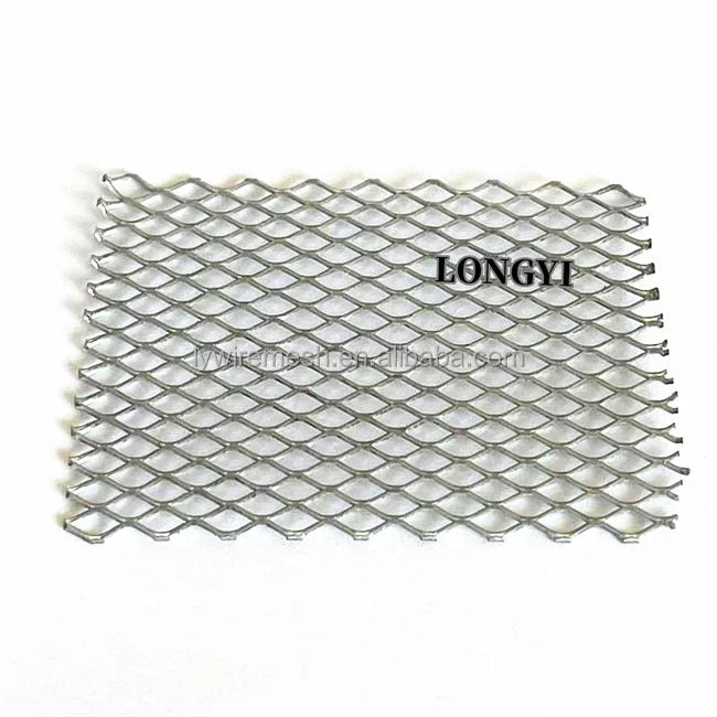 Stainless steel expanded mesh sheet customized size diamond hole metal mesh sheet
