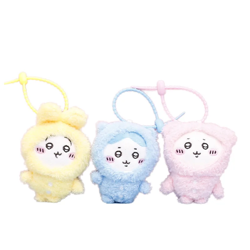Chiikawa Fury Clothes Plush Doll Cute Cartoon Series Gift for Girls Home Car Decoration Toy