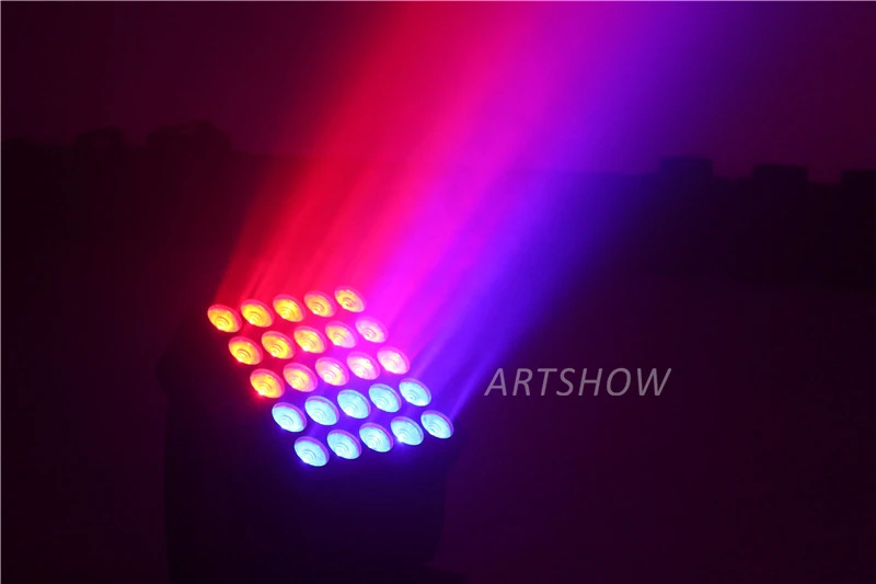 Led Matrix Moving Head Light RGBW 4IN1 Lamp 5x5 25pcs 12W LED dmx512 Control Led Stage Audience Light moving matrix dj club