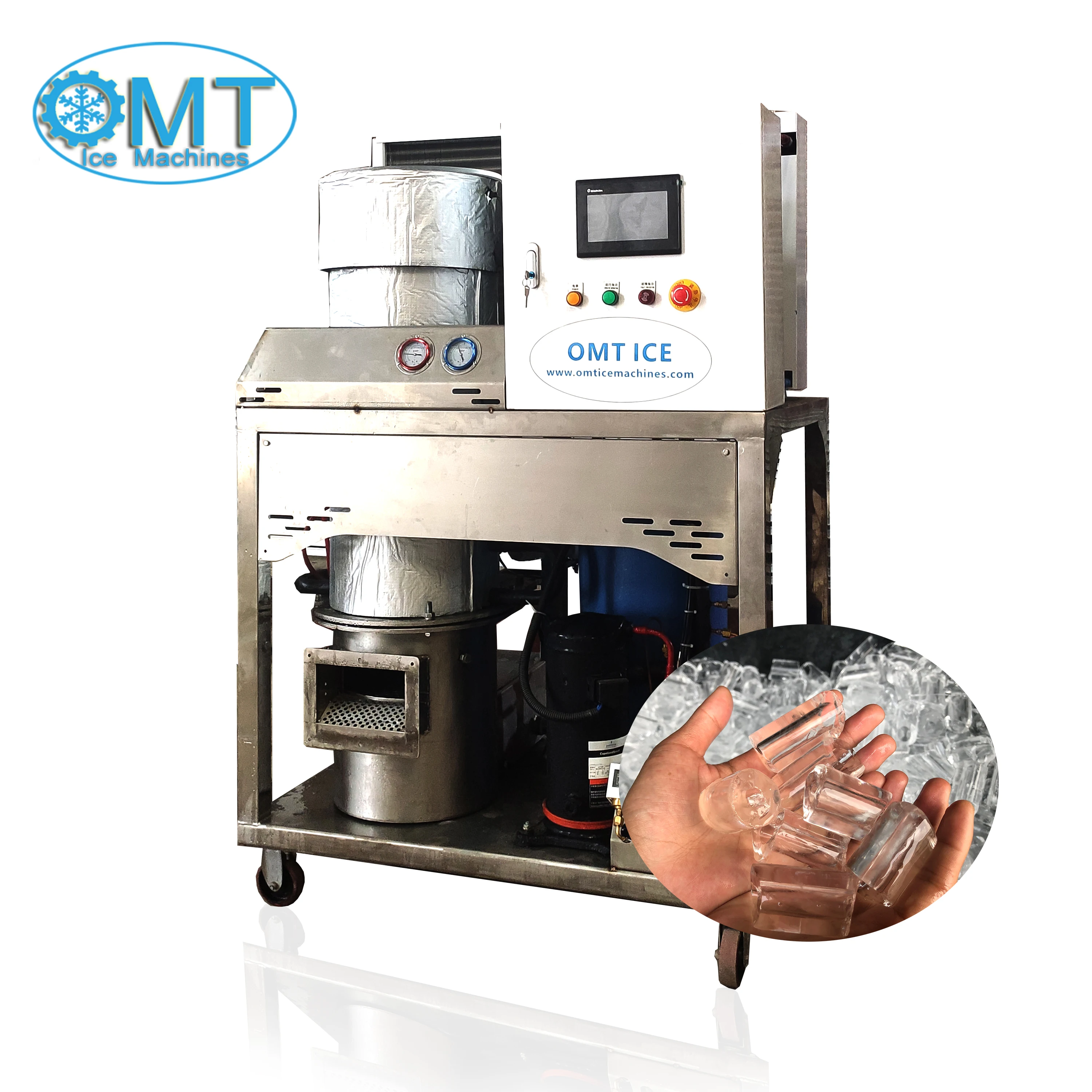 Hot sale 500kg tube ice making machines be used in restaurant