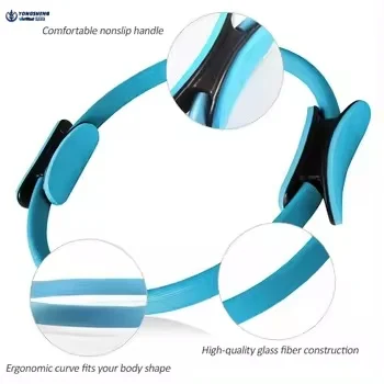 Factory Custom Logo Durable Magic Workout Pilates Ring Gym Exercise Circle Ring for Yoga Pilates Accessories