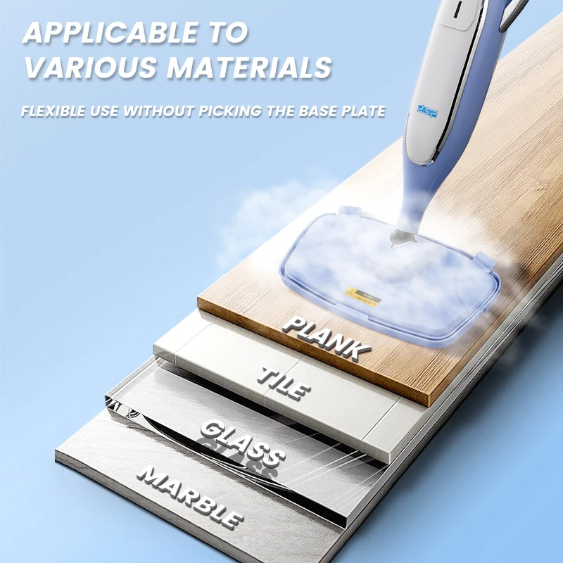 DSP Wholesale Professional Manufacture Intelligent Household Cleaner Electric Steam Mop Sterilizing Mop Cleaner