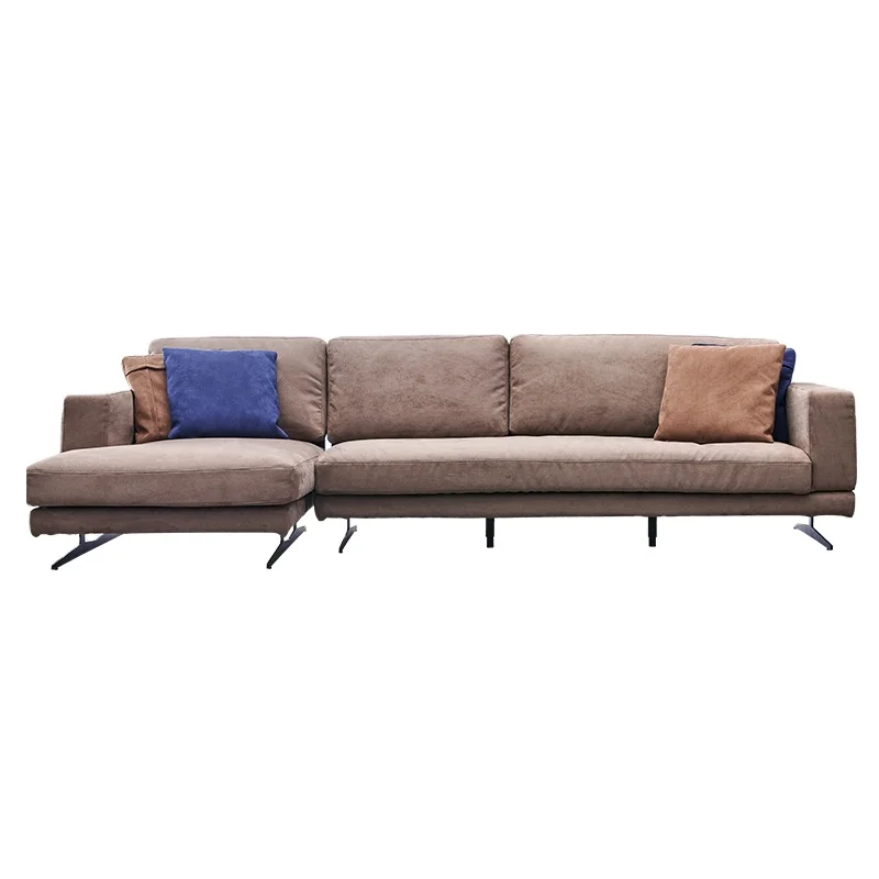 
Sectional Sofa Living Room Furniture Modern Fabric Sofa Set With Foot Rest 