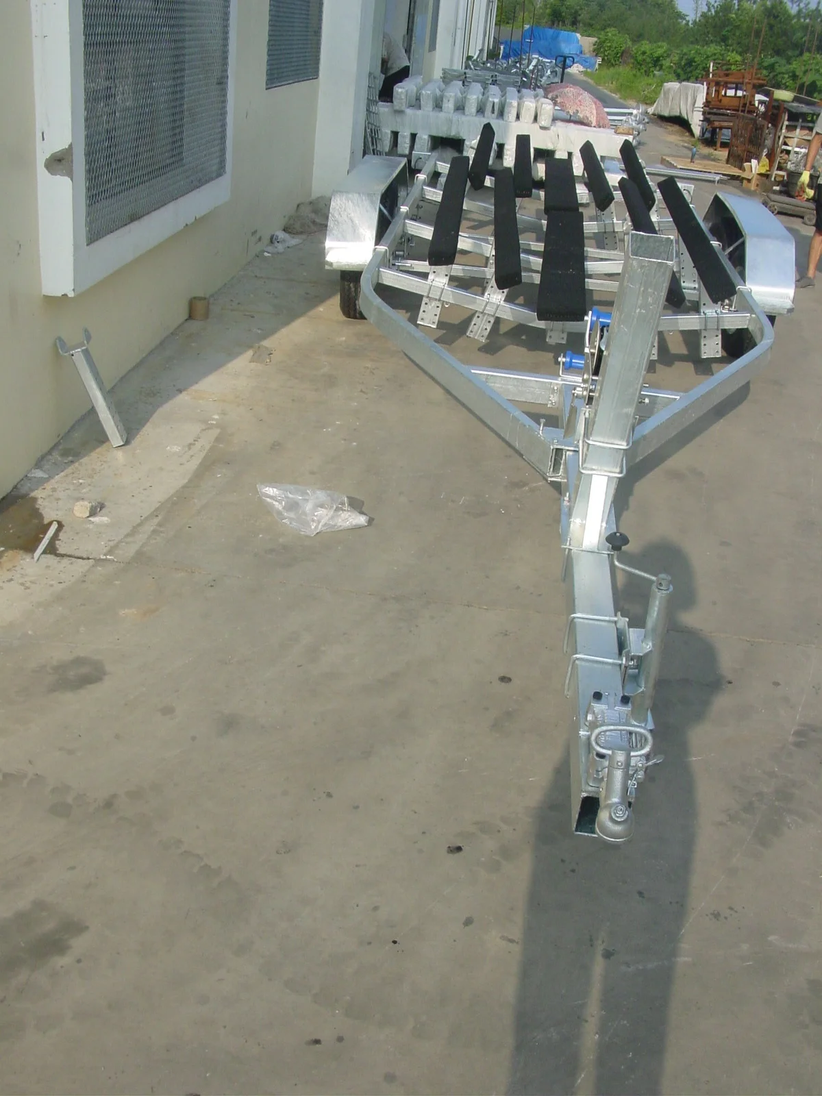 Aluminum/steel Boat Trailer Factory Made Heavy Duty Hot Dip Galvanized 7.3m Boat Trailer to Sale BCT0108P