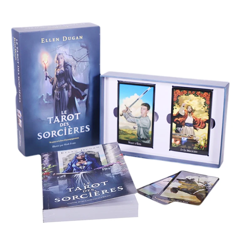 OEM hot sale tarot cards deck guide book buy custom printing tarot pideras